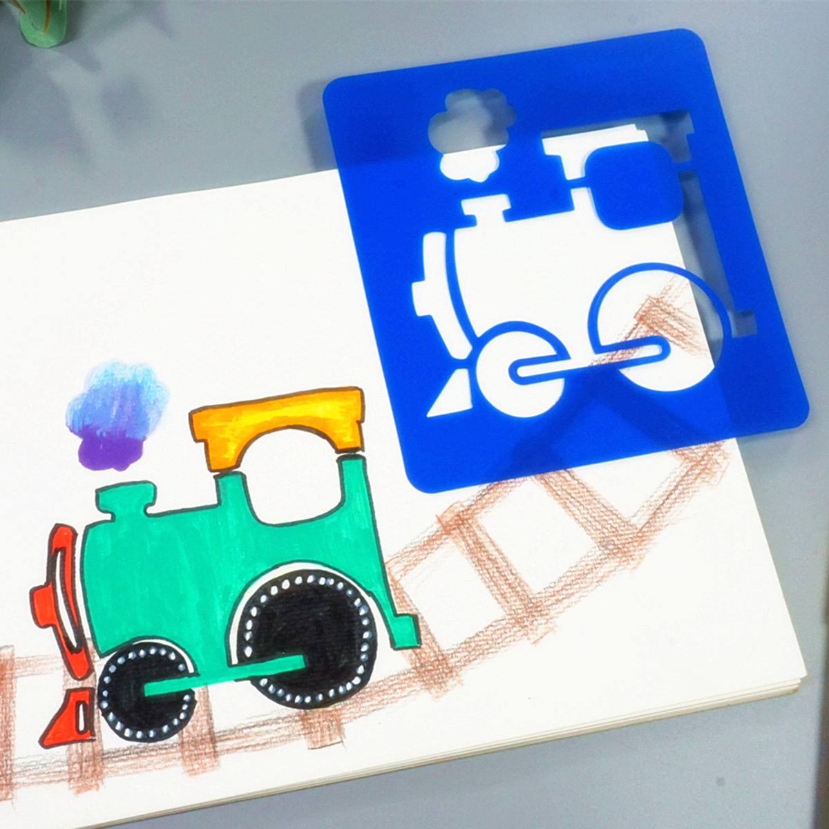 12Pcs Cartoon Drawing Template - Art Craft Activities For Preschoolers recension och pris