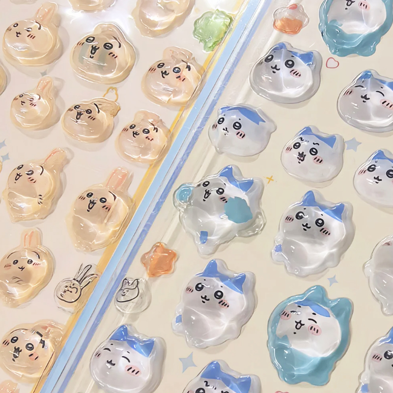 Chiikawa 3D Cute Relief Sticke - Artwork Craft recension och pris