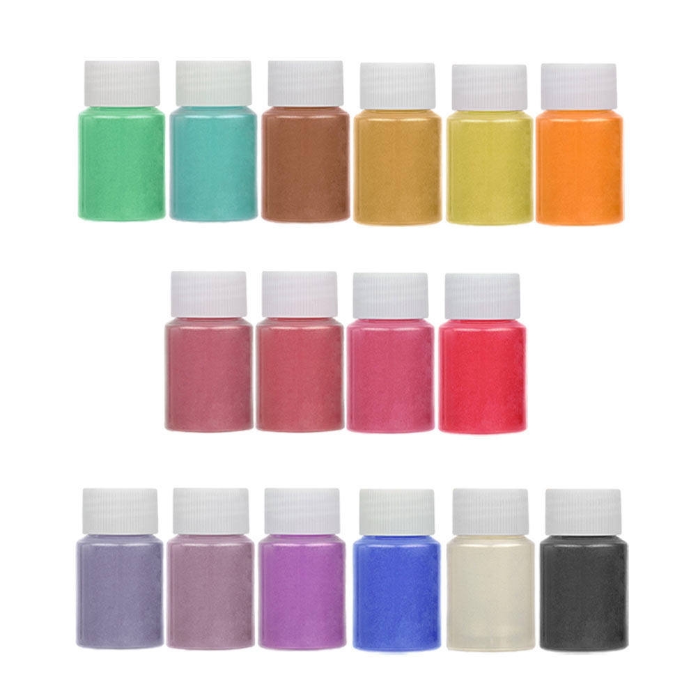 16 Colors Pearlescent Powder P - Resin Pigment Powder recension och pris