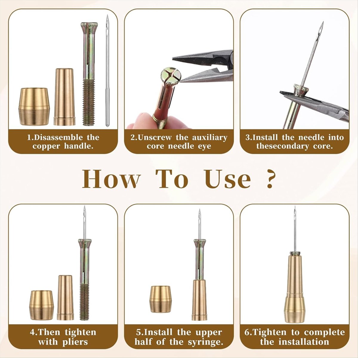 9pcs Leather Sewing Awl Kit wi - Leather Tooling Kit recension och pris
