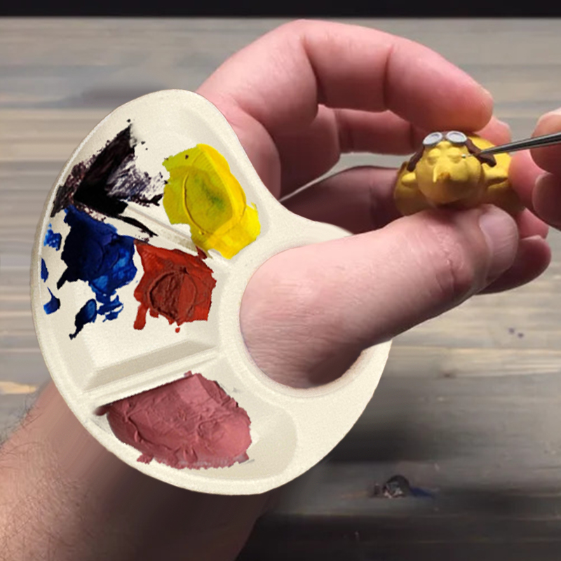 1/2pc Thumb Palette Ergonomic  - Art Craft Classes recension och pris