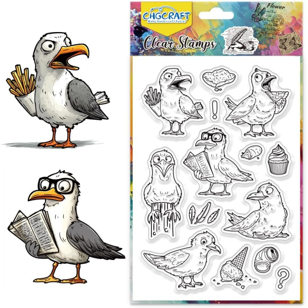 Seagulls Clear Stamps Bird Tra - Artwork Craft recension och pris