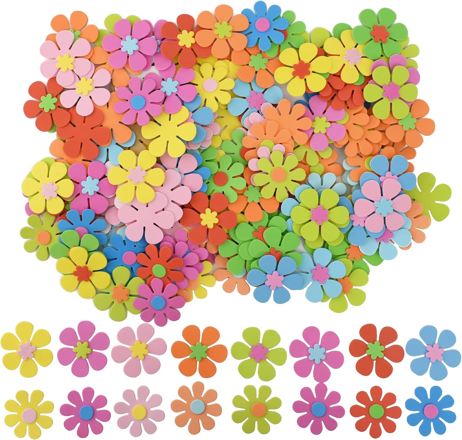 100PCS New mix 3D flower foam  - Art Craft Activities For Preschoolers recension och pris