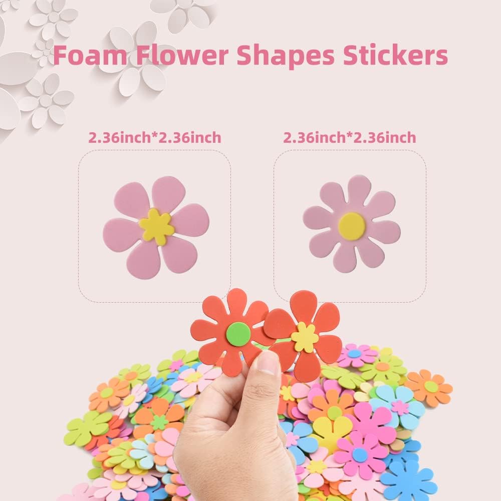 100PCS New mix 3D flower foam  - Art Craft Activities For Preschoolers recension och pris