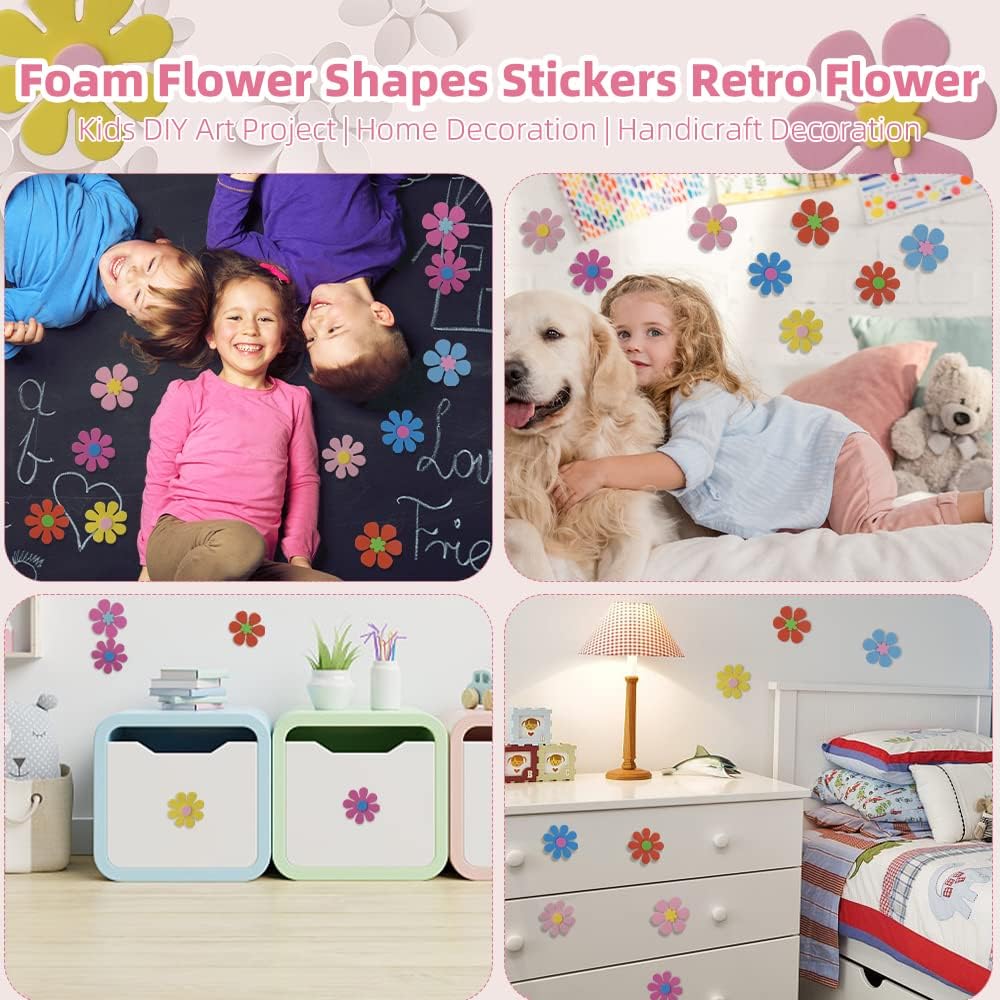 100PCS New mix 3D flower foam  - Art Craft Activities For Preschoolers recension och pris