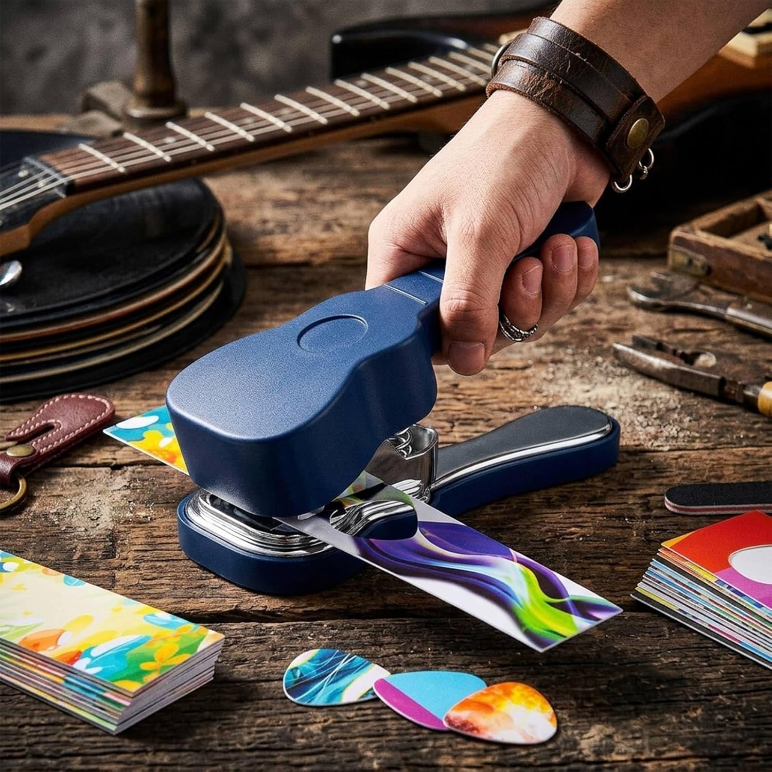 Fashion Guitar Pick Punch Kit, - Leather Tooling Kit recension och pris