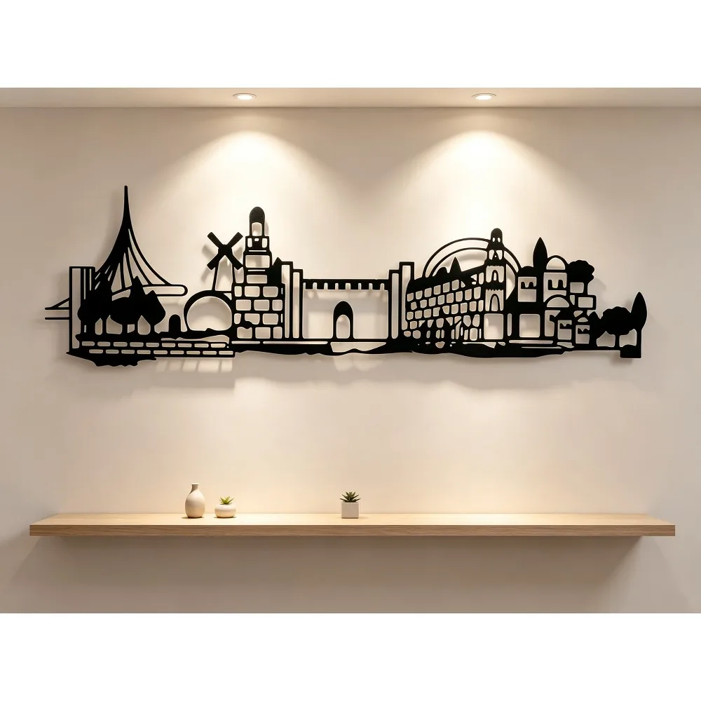 CIFBUY Iron Wall Art Jerusalem - Art & Craft World recension och pris