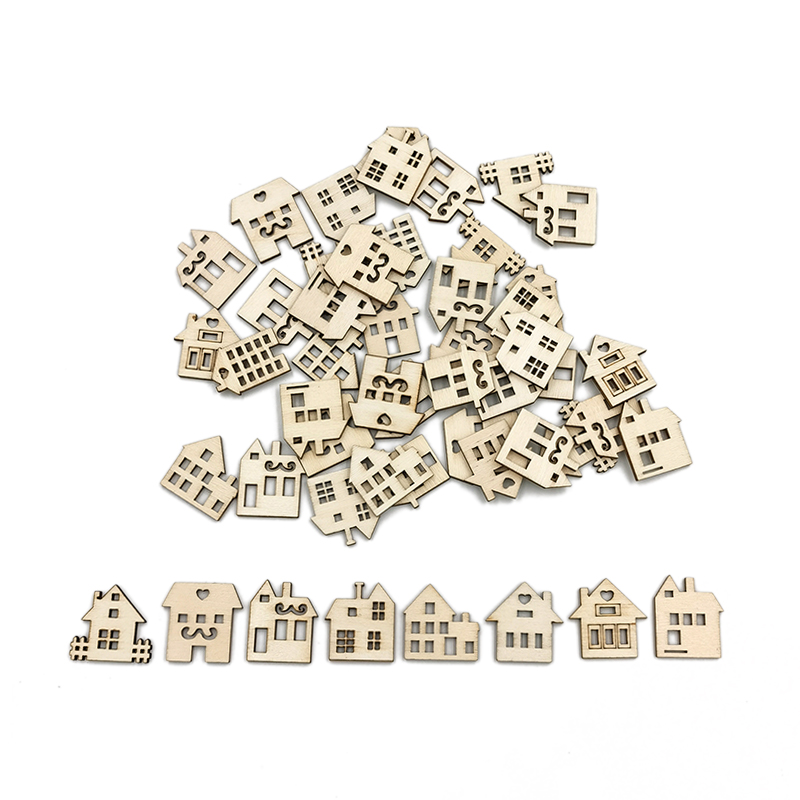 50pcs Unpainted Wood Slices fo - Art Craft Activities For Preschoolers recension och pris