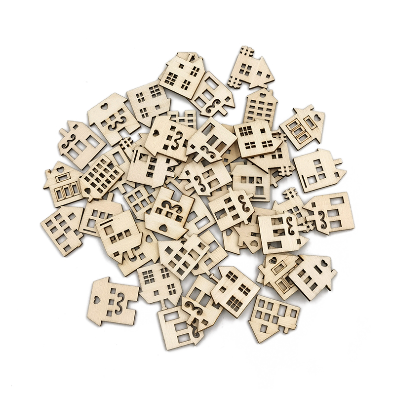 50pcs Unpainted Wood Slices fo - Art Craft Activities For Preschoolers recension och pris