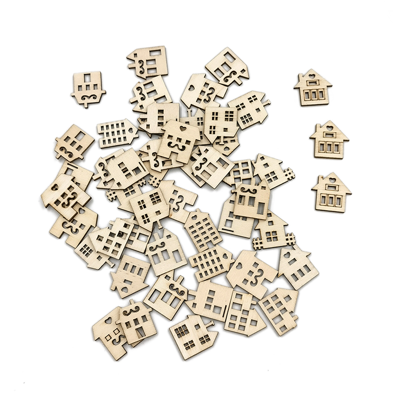 50pcs Unpainted Wood Slices fo - Art Craft Activities For Preschoolers recension och pris