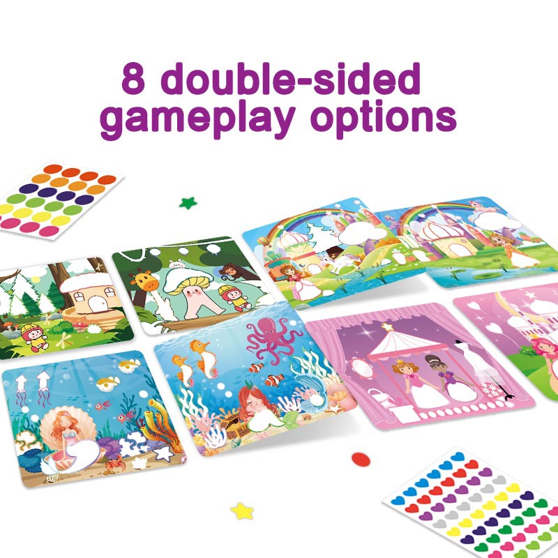 Unicorns Princesses Dot Sticke - Art Craft Activities For Preschoolers recension och pris