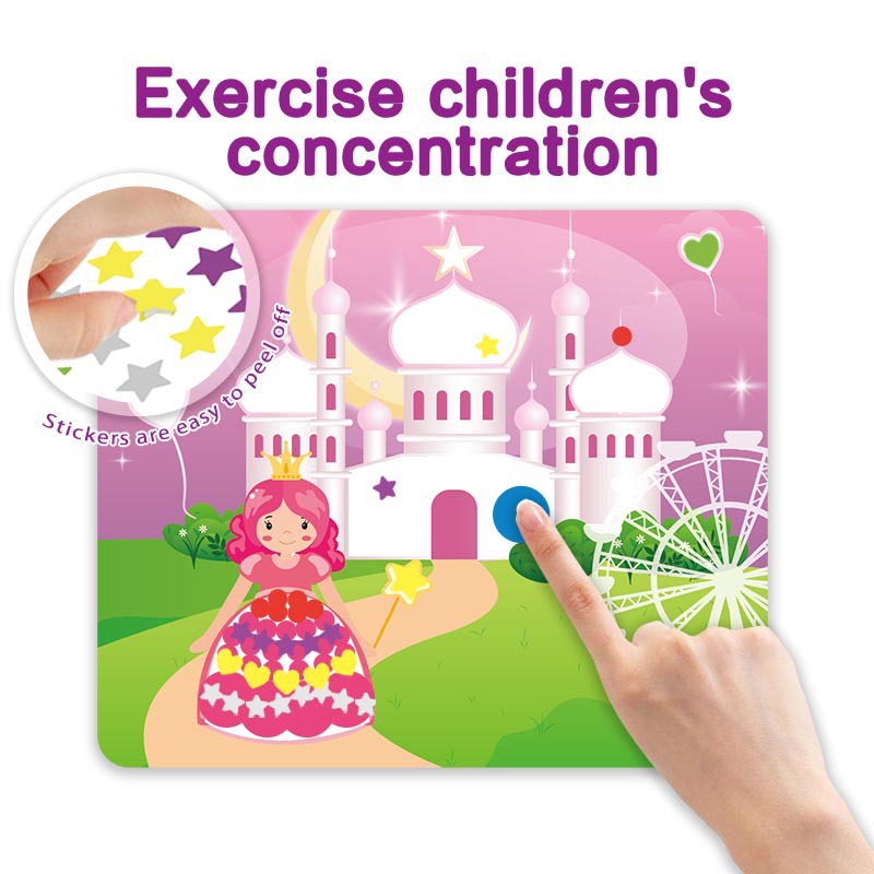 Unicorns Princesses Dot Sticke - Art Craft Activities For Preschoolers recension och pris