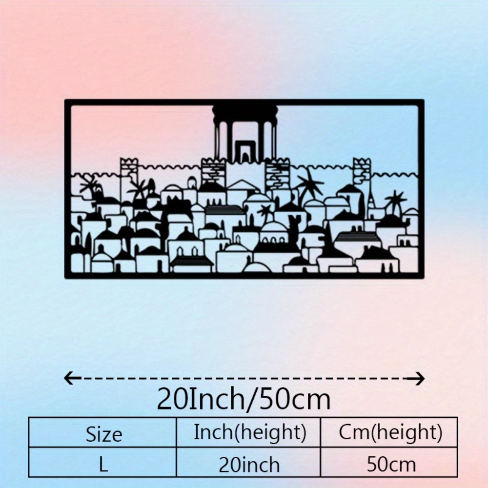 CIFBUY Metal Wall Art Jerusale - Art & Craft Paper Ideas recension och pris